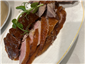 Peking duck served